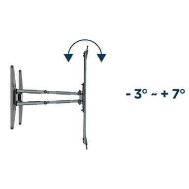 Robust Veggfeste for Store TV-er – Støtter 40"" til 80"" med Full Bevegelse