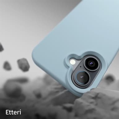 Etteri silikonetui med MagSafe for iPhone 16 Plus - Lyseblå