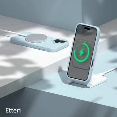 Etteri silikonetui med MagSafe for iPhone 16 Plus - Lyseblå