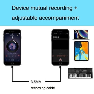 Opptakskabel 3,5 mm for Smartphone