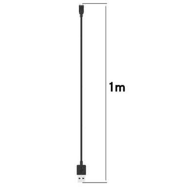 Ladekabel til Casio WSD-F20 - USB 1m - Sort