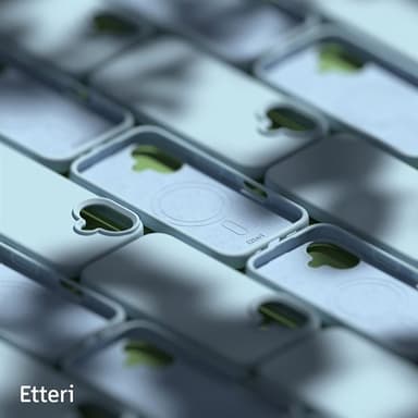 Etteri silikonetui med MagSafe for iPhone 16 Plus - Lyseblå