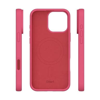 Etteri Silikonskall med MagSafe for iPhone 16 Pro Max - Raspberry