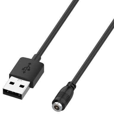 Ladekabel til Casio WSD-F20 - USB 1m - Sort