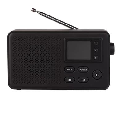 Denver DAB-57 bærbar DAB+/FM-radio med Bluetooth og fargeskjerm