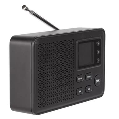 Denver DAB-57 bærbar DAB+/FM-radio med Bluetooth og fargeskjerm