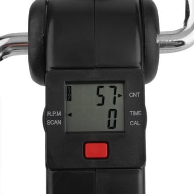 Sammenleggbar pedaltrener med motstand og display