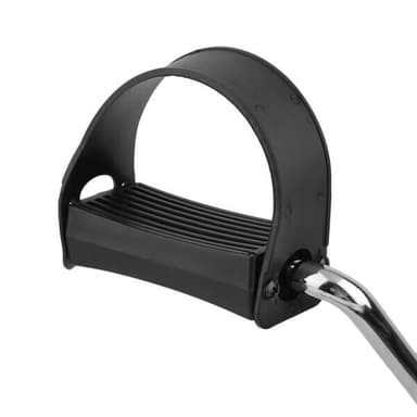 Sammenleggbar pedaltrener med motstand og display
