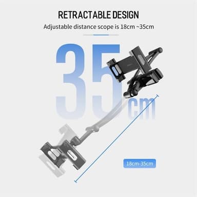 ROCK Universal Holder til bilens nakkestøtte - Mobil & Surfeplate