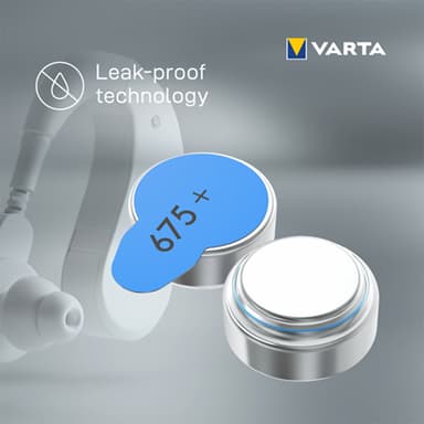 Varta 675 batteri for høreapparat 7042217 (6-pakning)