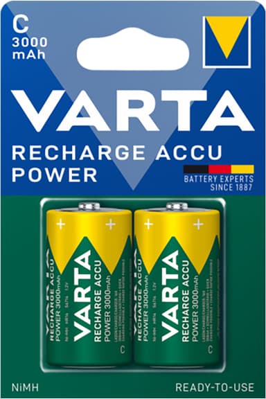 Varta Power C 3000Mah batteri (2-pakk)