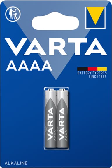 Varta Alkaline Bli 2 AAAA batteri (2-pakk)