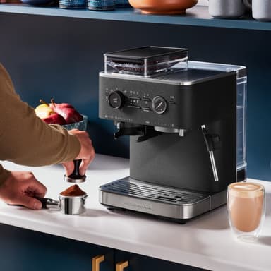 KitchenAid espressomaskin 5KES6551EBK (sort)