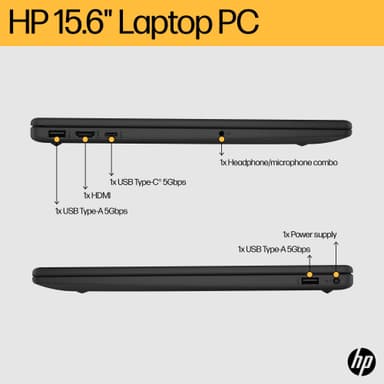 HP Laptop 15-fc0851no R7-7730U/16/512 15,6" bærbar PC