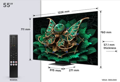 TCL 55" MQLED85K 4K MINI-LED TV (2025)