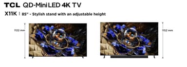 TCL 85" X11K 4K MINI-LED TV (2025)