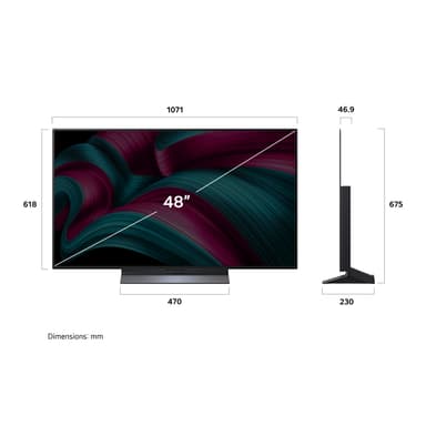 LG 48" C5 4K OLED evo TV (2025)