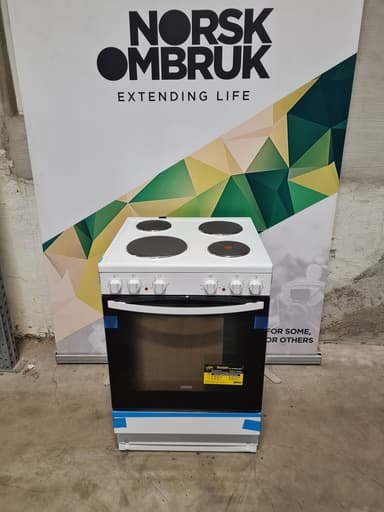 Zanussi ZCE64000WA platekomfyr, 60 CM - brukt
