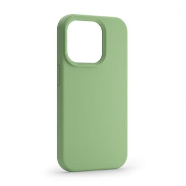 Etteri silikonveske for iPhone 16 Plus med hull for håndleddsstropp - Lysegrønn