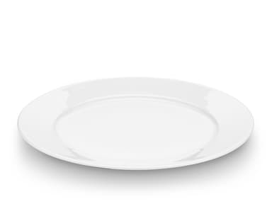 Pillivuyt Sancerre plate flat Dia 31,5 cm White