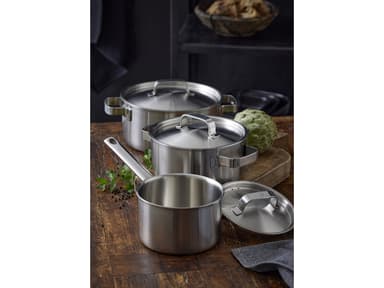 Pillivuyt Gourmet Somme Cookware set 6 parts Steel