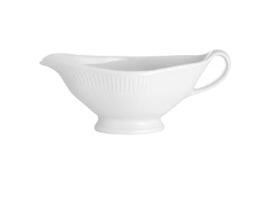 Pillivuyt Plissé gravy boat x 20,5 x 9,5 cm 32 cl White