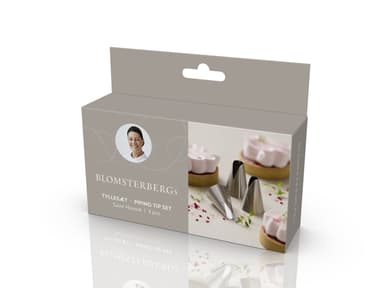 Blomsterbergs Saint Honoré Icing tip set 3 pcs Steel