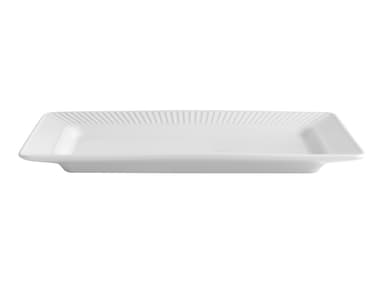 Pillivuyt Plissé Dish rectangular 26 x 14 cm White