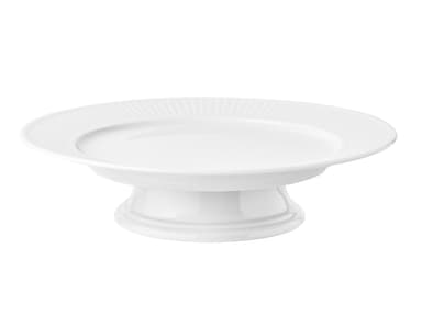 Pillivuyt Plissé fooded plate Dia 31.5 x 7.5 cm White