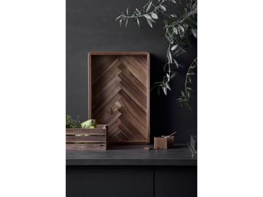 HOLM Tray 45.7 x 30.5 x 6.3 cm Acacia