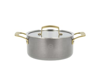 Pillivuyt Gourmet Gryte med glasslokk Stål