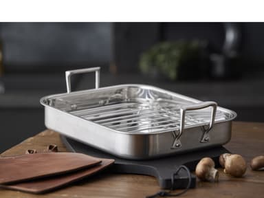 Pillivuyt Gourmet Langpanne m/rist Stål
