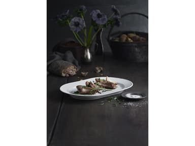 Pillivuyt Plissé Serving dish oval 36 x 25 cm White