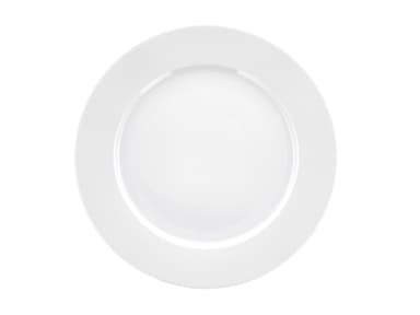 Pillivuyt Eventail Flat plate with rim Dia 28 cm White