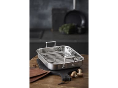 Pillivuyt Gourmet Langpanne m/rist Stål