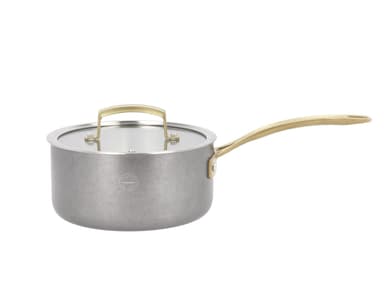 Pillivuyt Gourmet Kasserolle med glasslokk Stål