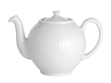Pillivuyt Plissé Teapot 1,5 liter White