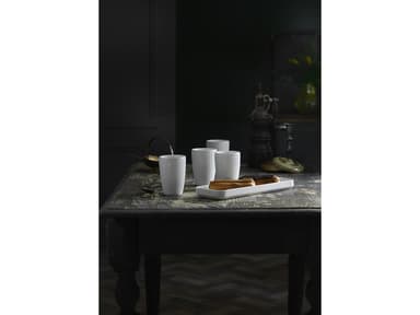 Pillivuyt Plissé Dish rectangular 36 x 12 cm White