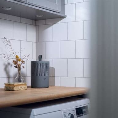 Torrbollen Home fuktabsorbent med skandinavisk design - grå