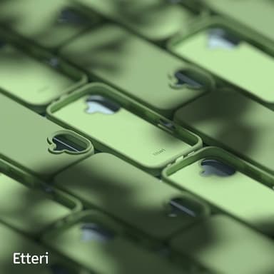 Etteri silikonveske for iPhone 16 Plus med hull for håndleddsstropp - Lysegrønn