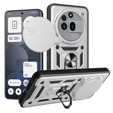 Jazz 3i1 deksel Nothing Phone 3a Pro - Sølv