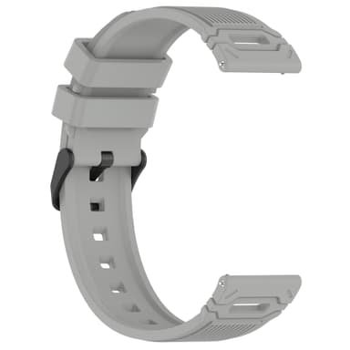 Silikonreim til klokke 22 mm - kompatibel med Redmi Watch 5 og Huawei Watch GT5/GT4 Grå