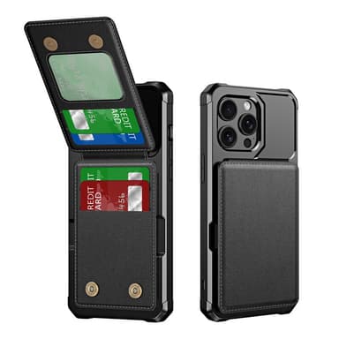 Google Pixel 8 Pro-deksel, PU-lær lommebokdeksel med kortholder og ståfunksjon