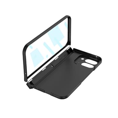 Stilig deksel med støtte for Google Pixel 9 Pro Fold Sort