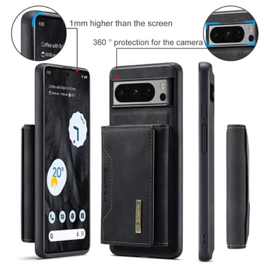 M2 magnetisk lommebokveske for Google Google Pixel 9/Google Pixel 9 Pro