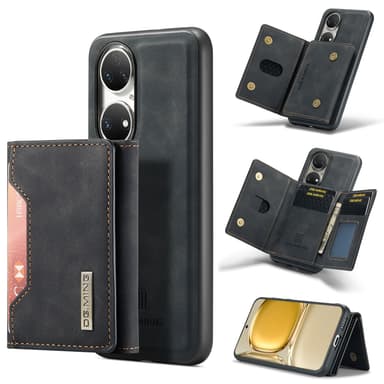 Huawei Tri-Fold lommebokdeksel Sort Huawei P50 Pro