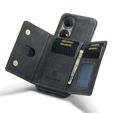 Huawei Tri-Fold lommebokdeksel Sort Huawei P50 Pro