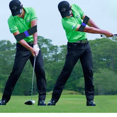 Golf Swing Trainer - Elastisk bånd, forbedre svingen din