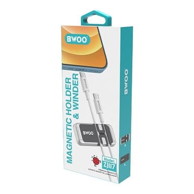 BWOO 2-i-1 magnetisk bilholder - svart