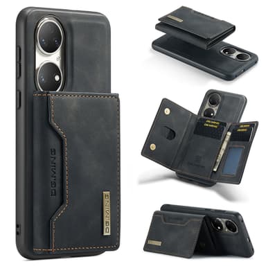 Huawei Tri-Fold lommebokdeksel Sort Huawei P50 Pro